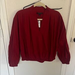 Banana Republic Rich Red Blouse